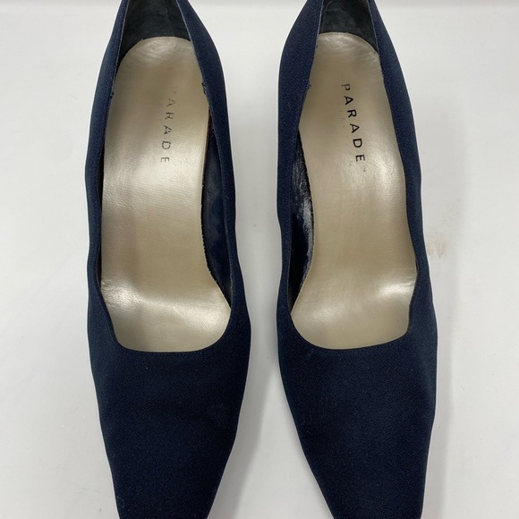 Women’s Navy Blue Heels Size 10M - Picture 4 of 10